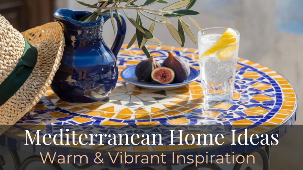Mediterranean Home Decor Ideas to Transform Your&nbsp;Space